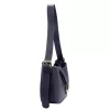 Luka 24-037 navy kék női bőr kézitáska, válltáska 29 x 17 x 6 cm