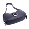 Luka 24-037 navy kék női bőr kézitáska, válltáska 29 x 17 x 6 cm