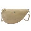Gregorio 1735 bézs női bőr válltáska, oldaltáska, crossbody 32 x 18 x 7 cm