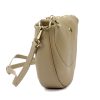 Gregorio 1735 bézs női bőr válltáska, oldaltáska, crossbody 32 x 18 x 7 cm