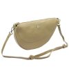 Gregorio 1735 bézs női bőr válltáska, oldaltáska, crossbody 32 x 18 x 7 cm