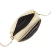 MiaMore 01-062 bézs női bőr válltáska 18.5 x 13.5 x 7.5 cm