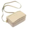 MiaMore 01-062 bézs női bőr válltáska 18.5 x 13.5 x 7.5 cm
