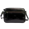 EL FORREST LB33-68 fekete női bőr válltáska, oldaltáska, crossbody 25 x 18 x 7 cm