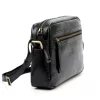 EL FORREST LB33-68 fekete női bőr válltáska, oldaltáska, crossbody 25 x 18 x 7 cm
