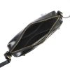EL FORREST LB33-68 fekete női bőr válltáska, oldaltáska, crossbody 25 x 18 x 7 cm