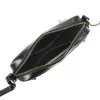 EL FORREST LB33-68 fekete női bőr válltáska, oldaltáska, crossbody 25 x 18 x 7 cm