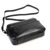 EL FORREST LB33-68 fekete női bőr válltáska, oldaltáska, crossbody 25 x 18 x 7 cm