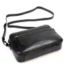 EL FORREST LB33-68 fekete női bőr válltáska, oldaltáska, crossbody 25 x 18 x 7 cm