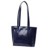 Florence 47 navy kék női bőr kézitáska, válltáska, shopper 39 x 28 x 10.5 cm