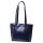 Florence 47 navy kék női bőr kézitáska, válltáska, shopper 39 x 28 x 10.5 cm