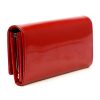 Pierre Cardin 07 SHINY 100 piros női rostbőr-bőr pénztárca 18,5 x 10 cm