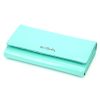 Pierre Cardin 07 SHINY 100 türkiz női rostbőr-bőr pénztárca 18,5 x 10 cm