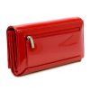 Pierre Cardin 07 SHINY 102 piros női rostbőr-bőr pénztárca 18,5 x 10,5 cm