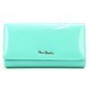 Pierre Cardin 07 SHINY 102 türkiz női rostbőr-bőr pénztárca 18,5 x 10,5 cm