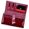 Pierre Cardin 07 SHINY 102 bordó női bőr-rostbőr pénztárca 18,5 x 10,5  cm