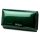 Pierre Cardin 07 SHINY 102 zöld női rostbőr-bőr pénztárca 18,5 x 10,5 cm