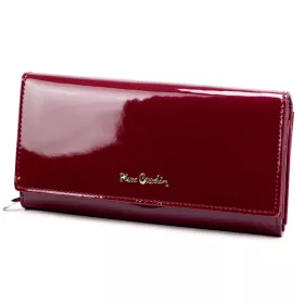   Pierre Cardin 07 SHINY 106 bordó női bőr pénztárca 19 x 10,5 cm