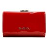 Pierre Cardin 07 SHINY 108 piros női rostbőr-bőr pénztárca 14,5 x 9 cm