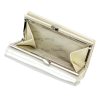 Pierre Cardin 07 SHINY 108 bézs női rostbőr-bőr pénztárca 14,5 x 9 cm