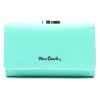 Pierre Cardin 07 SHINY 108 türkiz női rostbőr-bőr pénztárca 14,5 x 9 cm