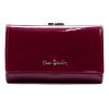 Pierre Cardin 07 SHINY 108 bordó női bőr-rostbőr pénztárca 14,5 x 9  cm