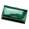 Pierre Cardin 07 SHINY 108 zöld női rostbőr-bőr pénztárca 14,5 x 9 cm