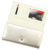 Pierre Cardin 07 SHINY 121 bézs női bőr-rostbőr pénztárca 19,5 x 10 cm