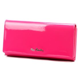   Pierre Cardin 07 SHINY 121 magenta női bőr-rostbőr pénztárca 19,5 x 10 cm