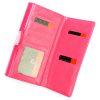 Pierre Cardin 07 SHINY 121 magenta női bőr-rostbőr pénztárca 19,5 x 10 cm