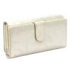 Pierre Cardin 02 LEAF 122 krém női lakkbőr pénztárca 19.5 x 10 x 4 cm