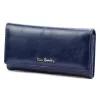 Pierre Cardin 06 ITALY 100 navy női bőr pénztárca 18.5 x 9.5 x 3.5 cm
