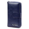 Pierre Cardin 06 ITALY 116 navy női bőr pénztárca 9.5 x 16.5 x 3.8 cm