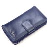 Pierre Cardin 06 ITALY 116 navy női bőr pénztárca 9.5 x 16.5 x 3.8 cm
