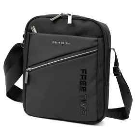   Pierre Cardin 8155 ALAN06 fekete férfi oldaltáska, válltáska 23 x 29 x 8 cm