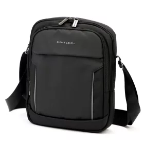   Pierre Cardin 8154 ALAN06 fekete férfi oldaltáska, válltáska 24 x 29 x 9 cm