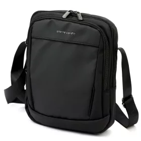   Pierre Cardin 8150 ALAN06 fekete férfi oldaltáska, válltáska 25 x 29 x 8 cm