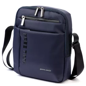   Pierre Cardin 8021 ALAN06 kék férfi oldaltáska, válltáska 23 x 28 x 10 cm