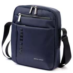   Pierre Cardin 8021 ALAN06 kék férfi oldaltáska, válltáska 23 x 28 x 10 cm