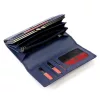 Pierre Cardin TILAK131 455 navy női bőr pénztárca 16 x 9,5 cm