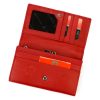 Pierre Cardin TILAK130 455 piros női bőr pénztárca 16 x 9,5 cm