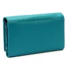Pierre Cardin TILAK130 455 türkiz női bőr pénztárca 16 x 9,5 cm