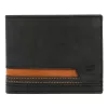 Nordee HVAL N992 fekete férfi bőr pénztárca 12.5 x 9.5 x 3 cm
