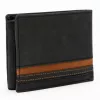 Nordee HVAL N992 fekete férfi bőr pénztárca 12.5 x 9.5 x 3 cm