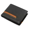 Nordee HVAL N992 fekete férfi bőr pénztárca 12.5 x 9.5 x 3 cm