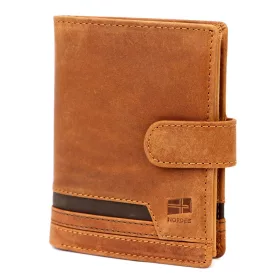   Nordee HVAL N4L konyak férfi bőr pénztárca 10.5 x 12.5 x 3 cm