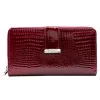 Jennifer Jones 5280-2 bordó lakkbőr női pénztárca 16.5 x 9 x 3 cm