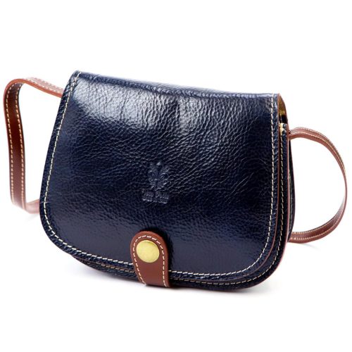 Florence ART. 882 MULTI navy női bőr válltáska, oldaltáska 19 x 15 x 7 cm