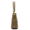 Luka 24-040 taupe női bőr kézitáska, válltáska, oldaltáska 28.5 x 21 x 10 cm