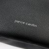Pierre Cardin 504 MANDY01 fekete férfi laptoptartós rostbőr hátizsák 15,6"  33 x 43 x 14 cm
